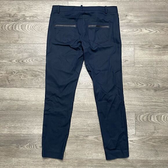 Club Monaco Womens Pants Size 6 Navy Blue Ankle Skinny Office Career - Picture 4 of 8